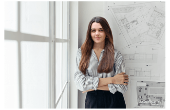 Paulina Escobar, arquitecta egresada de la UPB 