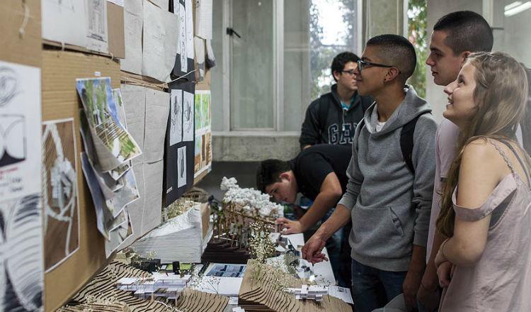 muestra de proyectos de estudiantes de Arquitectura en Medellín