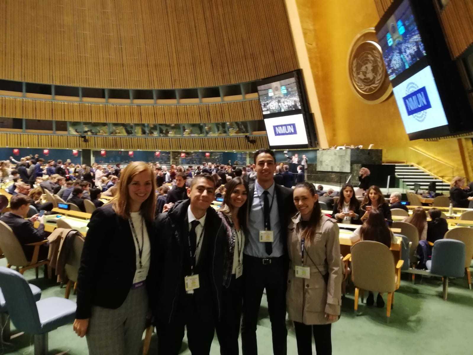 Estudiantes de nuestra Universidad participaron en el modelo de la ONU en New York