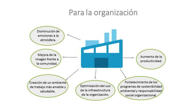 Beneficios encuesta movilidad organización