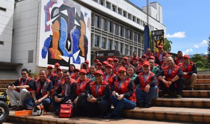 Brigadistas de la UPB