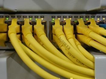 Cable Lan conectado a servidor