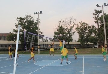 Juego de voleibol en Montería