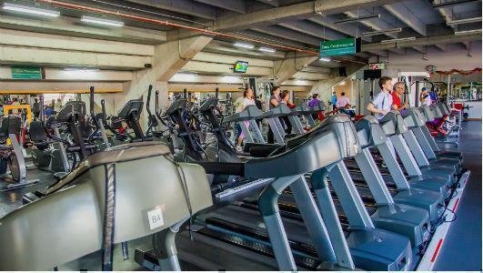 Interior del gimnasio