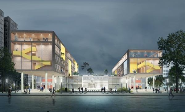 Render del proyecto que estará ubicado en la calle 26 cerca al aeropuerto El Dorado.