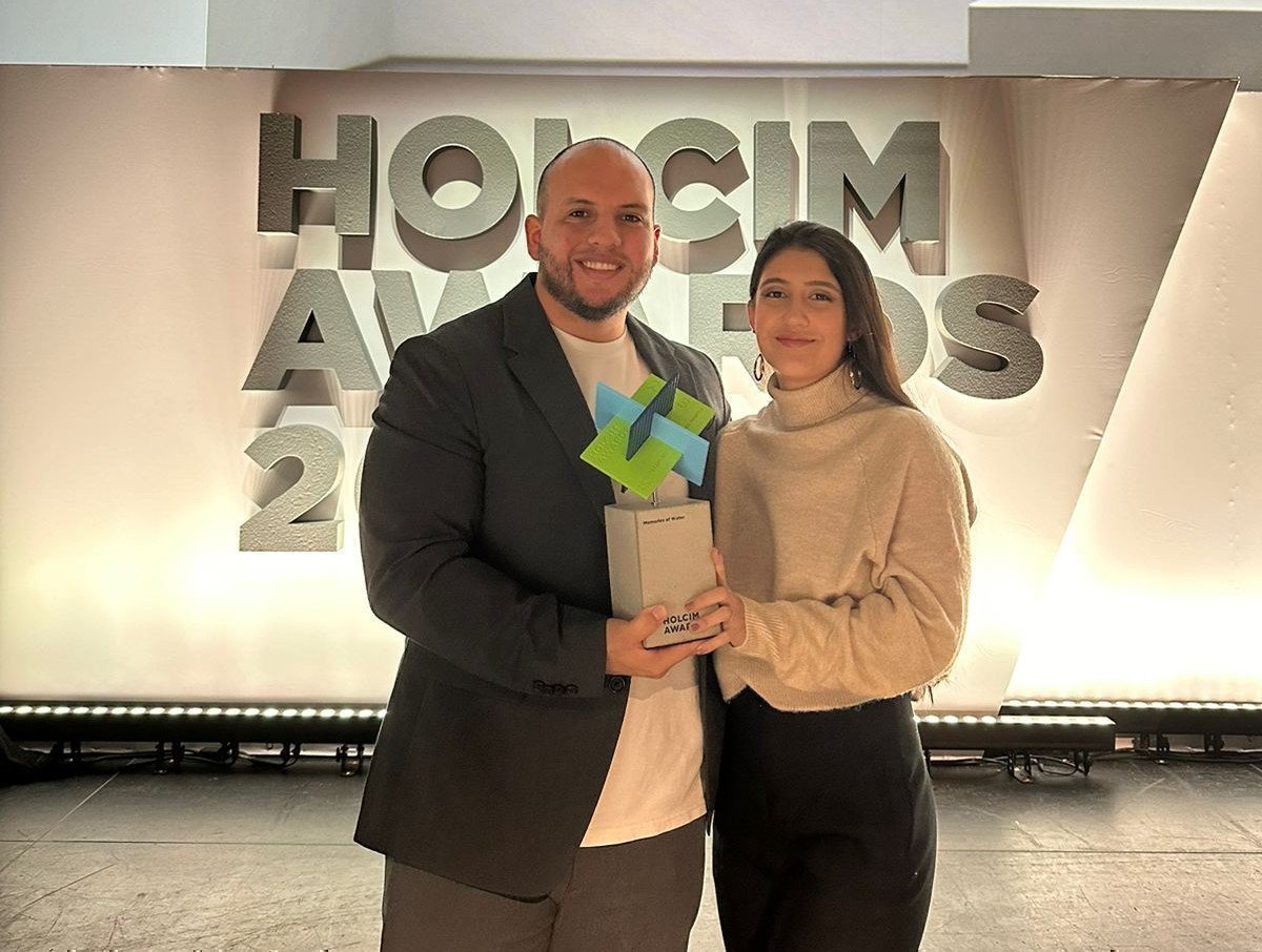 Juan José Vargas, egresado de arquitectura y ganador de los Holcim Awards