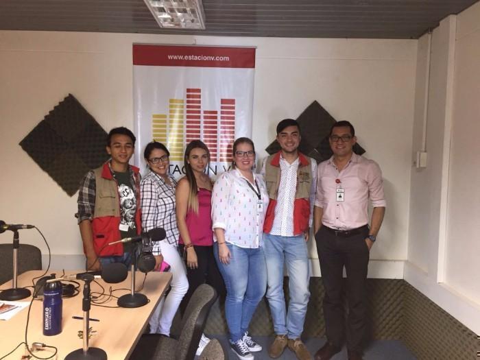 Periodistas de Estación V UPB y Radio Católica Metropolitana