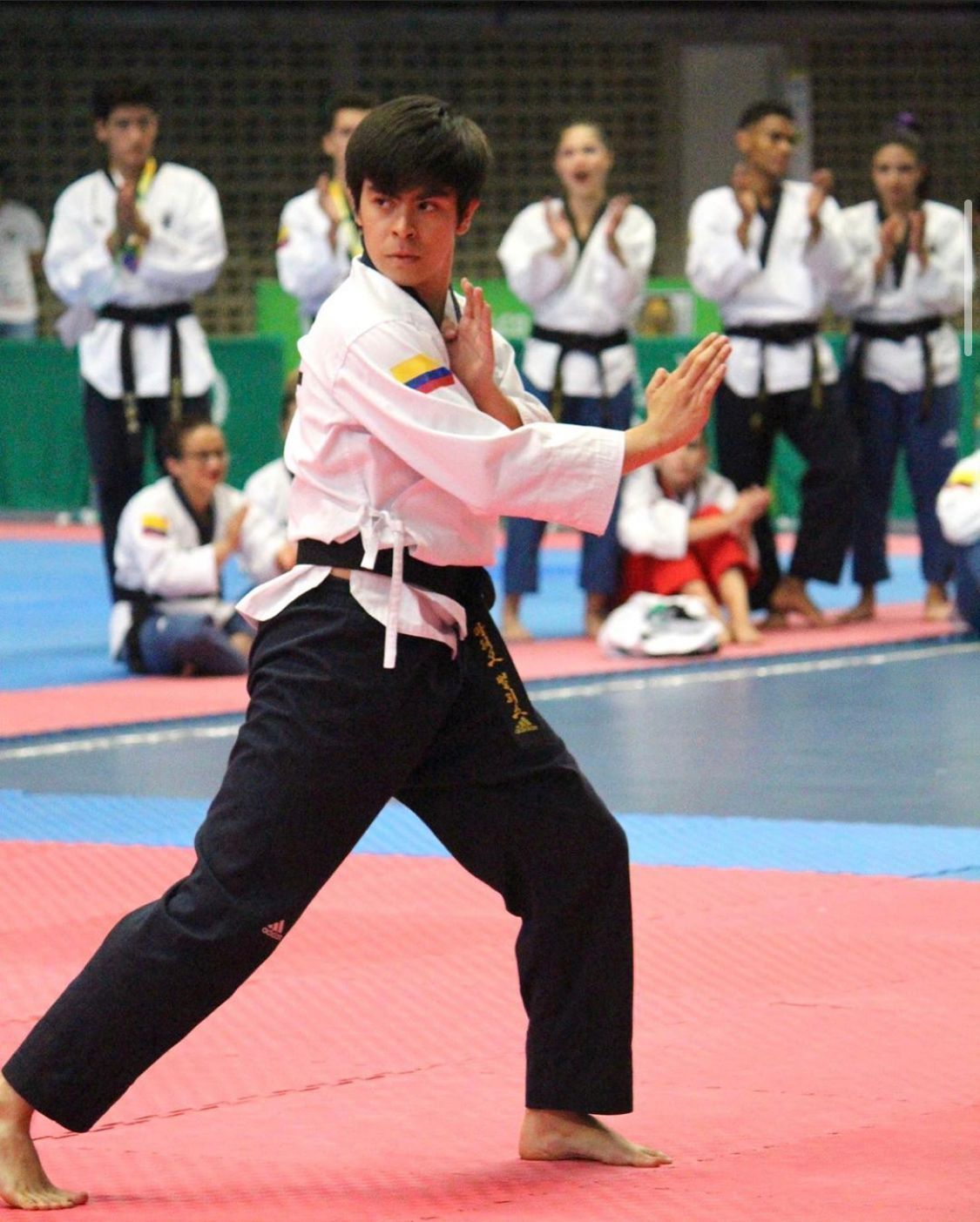 Isaac Mateo Vélez en competencia.