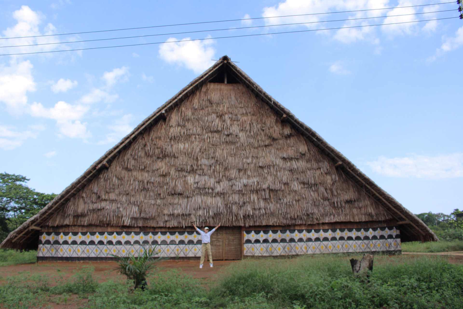 Maloca, una edificación de las comunidades indígenas que habitan en la selva amazónica y de la cual se inspiraron para el diseño del Centro