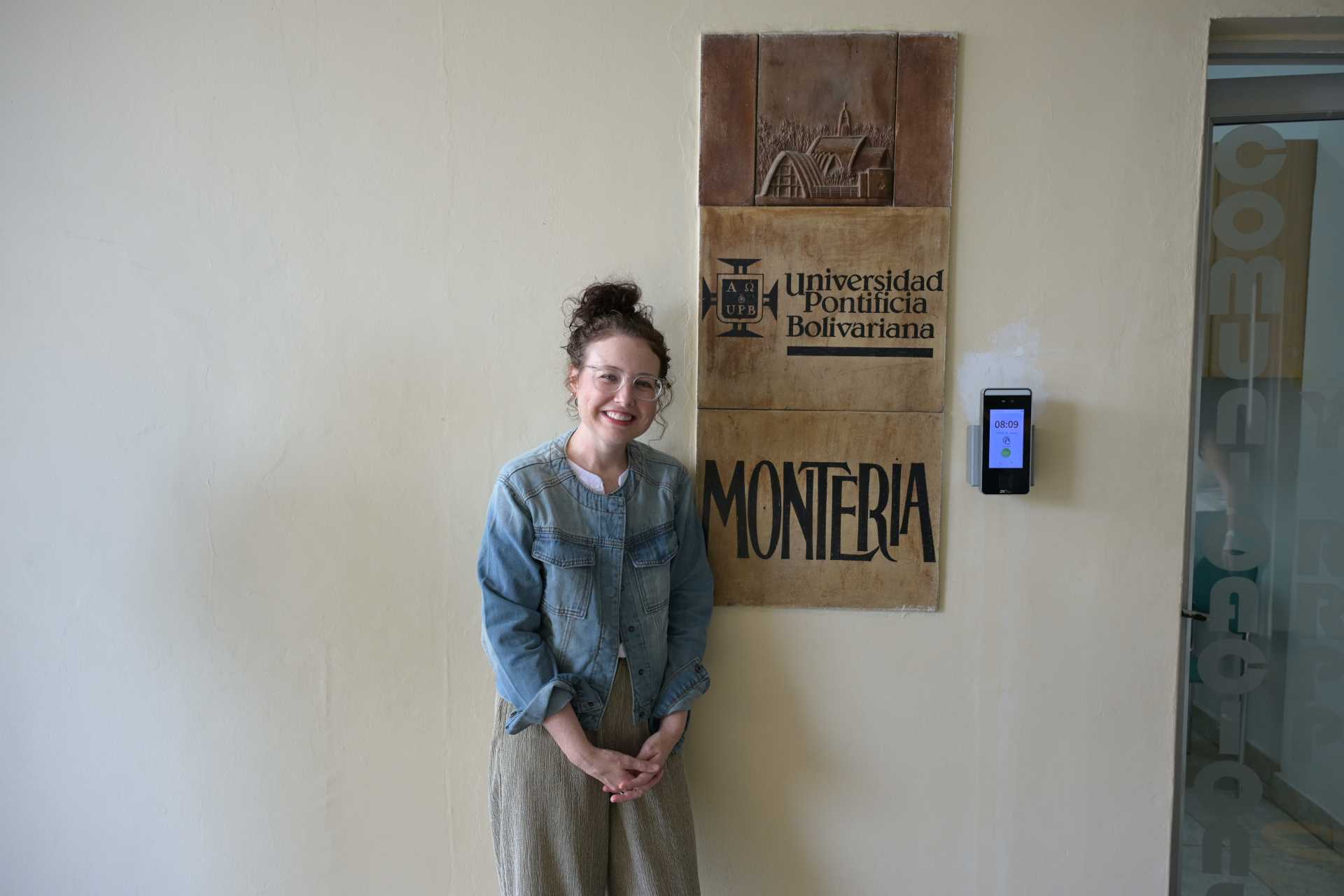 Amy Potter, docente especialista Fullbright en la UPB Montería