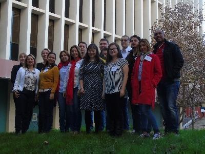 Los estudiantes participantes en la misión en Silicon Valey, California, son: Mónica Severiche Núñez, Aniris  Muñoz Vera, Eliana González González, Carlos Galvis  Aragón y Silvia Castellar Carmona.