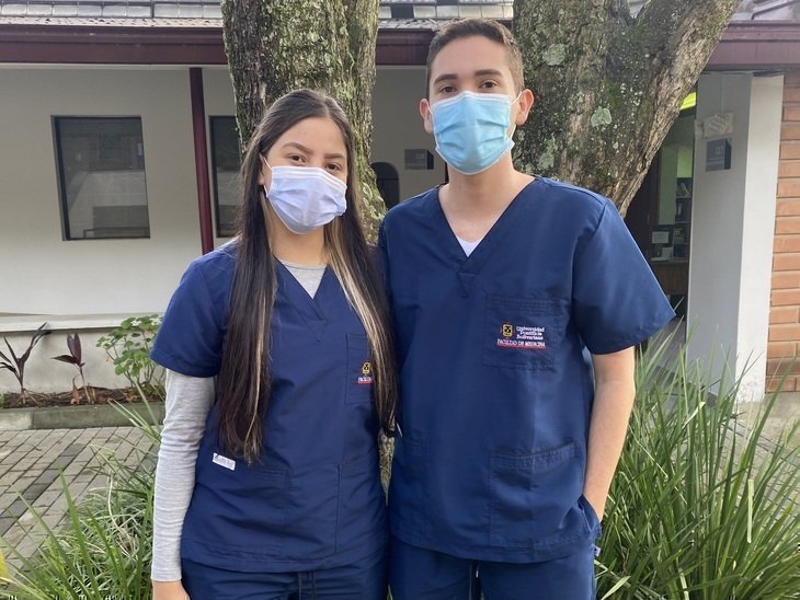 Ana María Uribe Molina, Pablo Andrés Senior Betancur - Estudiantes Facultad de Medicina UPB