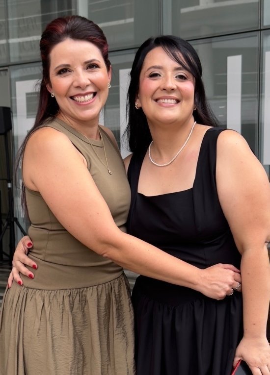 Adriana Urrego y Ana María Jiménez