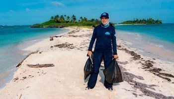 Docente del programa de Ingeniería Sanitaria y Ambiental de la UPB Montería, PhD. Nubia Mireya Garzón Barrero, participó en la IX Expedición Científica SeaFlower 2022