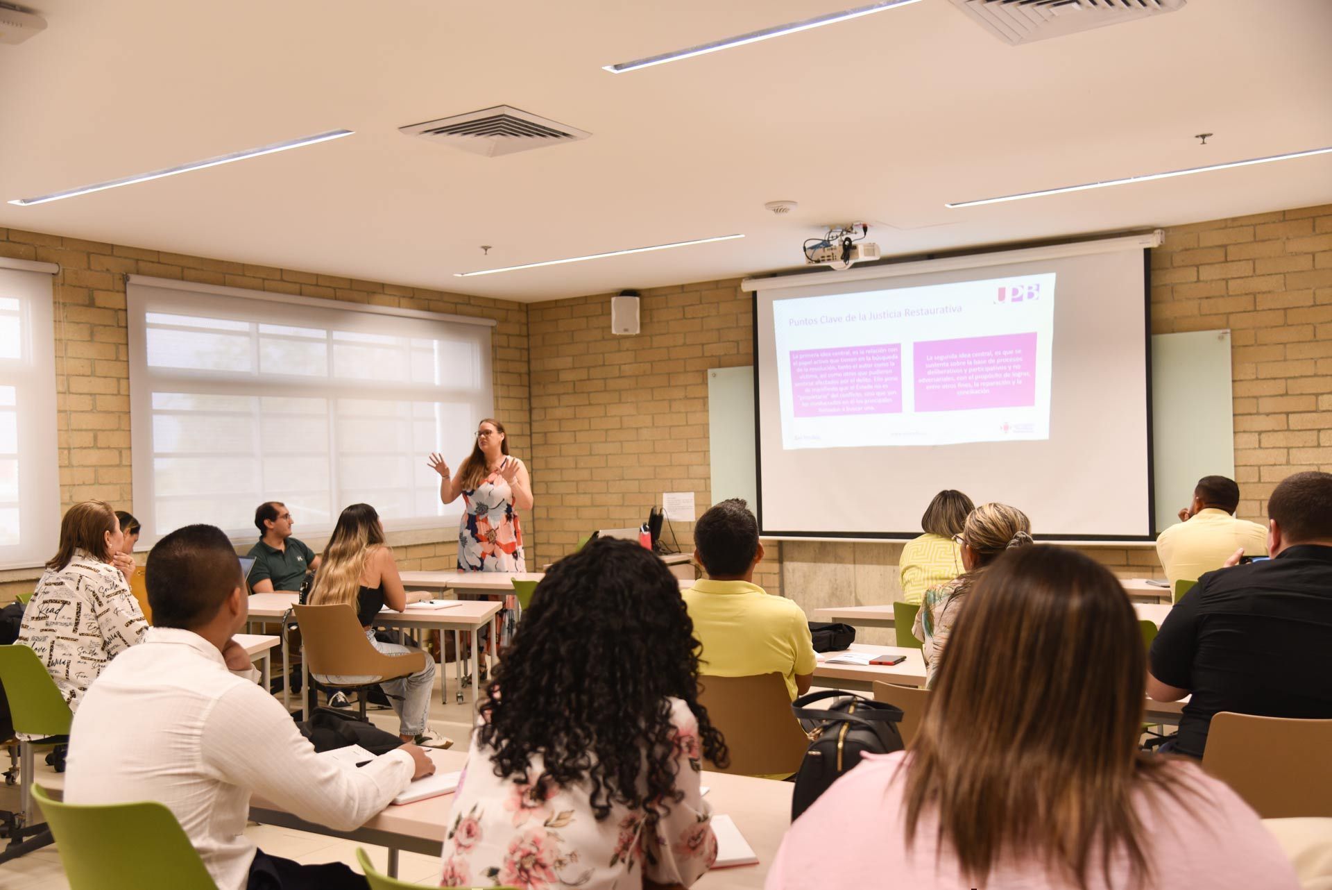 Primera clase del Diplomado en Mediación Penal en la Universidad Pontificia Bolivariana