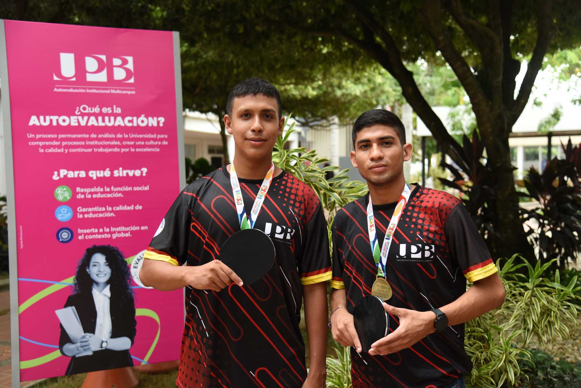 Mateo Alandete y Diego Ortega ganadores de la Medalla Oro en Dobles Masculino