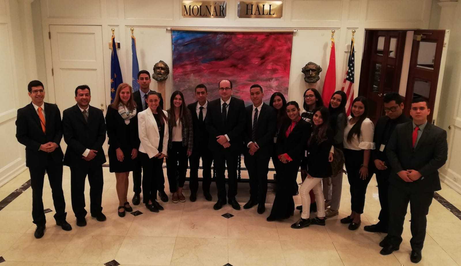 Estudiantes de nuestra Universidad participaron en el modelo de la ONU en New York