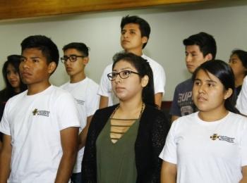 Estudiantes del Perú en la UPB.