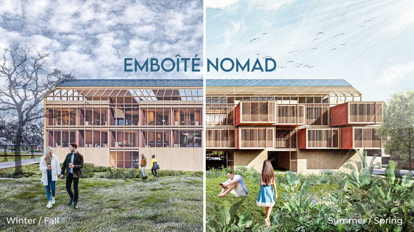 Valentina y Felipe estudiantes de arquitectura