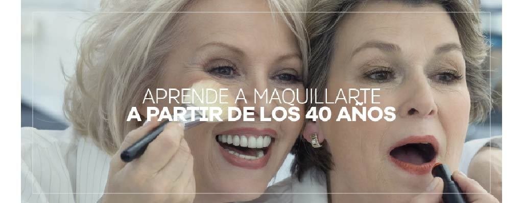 Taller Aprende a maquillarte a partir de los 40 años