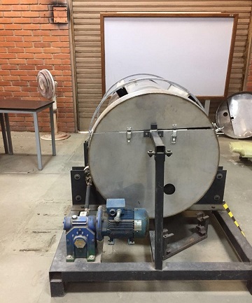 Tipo D Tambor Rotativo Secado de Granos 