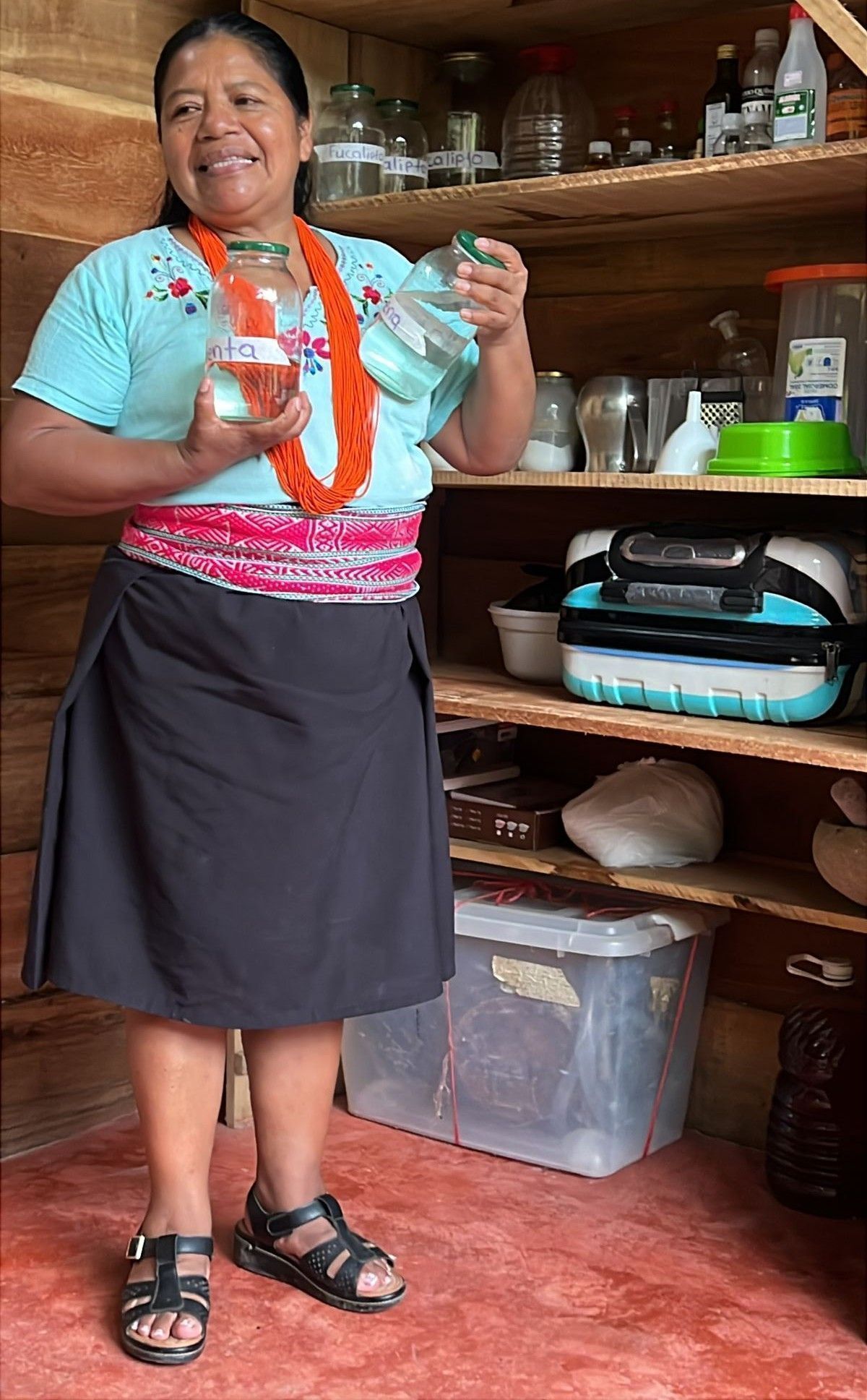 Maria Rosario Chicunque, líder Cofundadora ASOMI, Comisión de Territorio, en Mocoa, Putumayo. 
